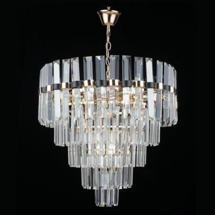 Люстра E2001/8 FGD золото 8х60W E27 d500 h480, QH21 У1